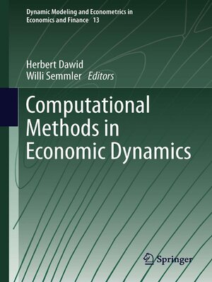 cover image of Computational Methods in Economic Dynamics